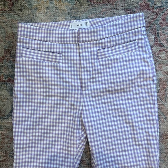 Mango ‘Flare Crop Pants in Pastel Purple’ size 8 - Picture 4 of 9